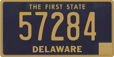 DE license plate 57284