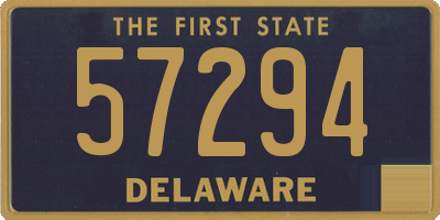 DE license plate 57294