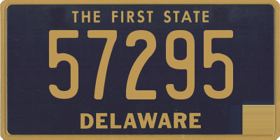 DE license plate 57295