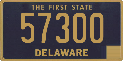 DE license plate 57300