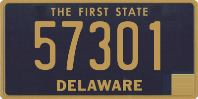 DE license plate 57301