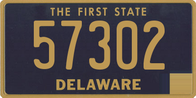 DE license plate 57302