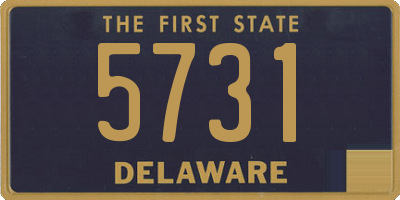 DE license plate 5731