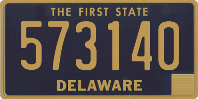 DE license plate 573140