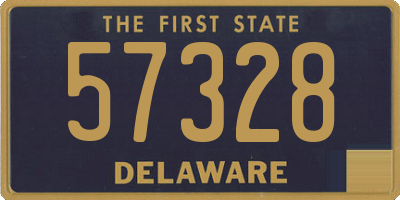 DE license plate 57328