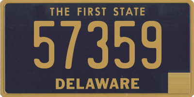 DE license plate 57359