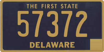 DE license plate 57372