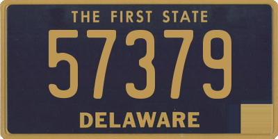 DE license plate 57379