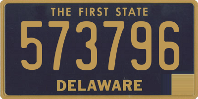 DE license plate 573796