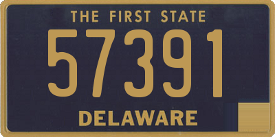 DE license plate 57391