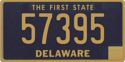 DE license plate 57395