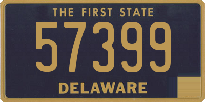 DE license plate 57399