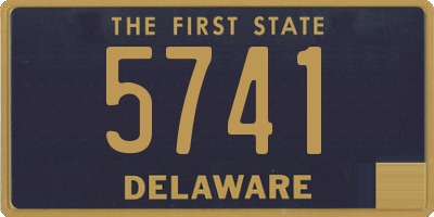 DE license plate 5741
