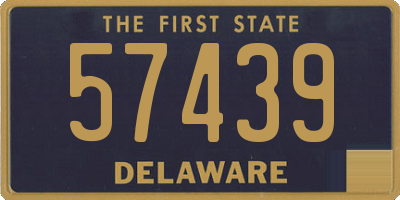 DE license plate 57439