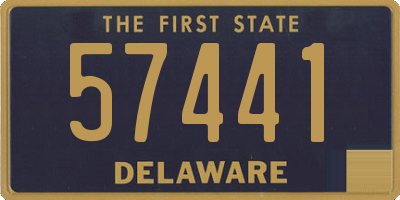 DE license plate 57441