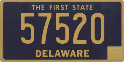 DE license plate 57520