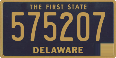 DE license plate 575207