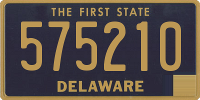 DE license plate 575210