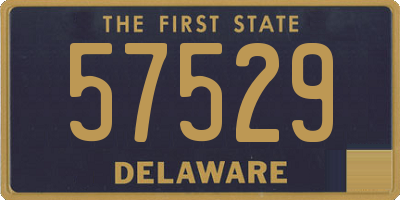 DE license plate 57529