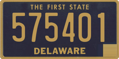 DE license plate 575401