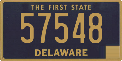 DE license plate 57548