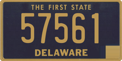 DE license plate 57561