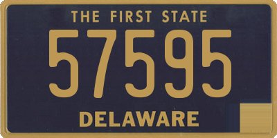 DE license plate 57595