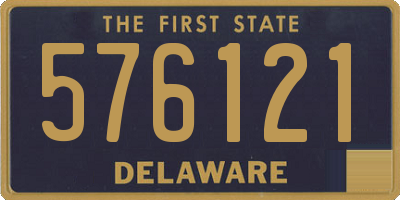 DE license plate 576121