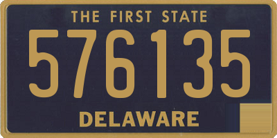 DE license plate 576135