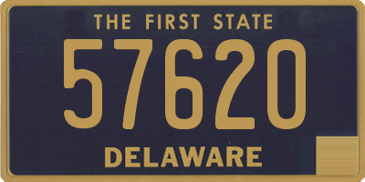 DE license plate 57620