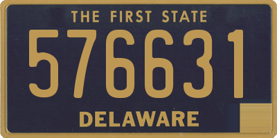 DE license plate 576631