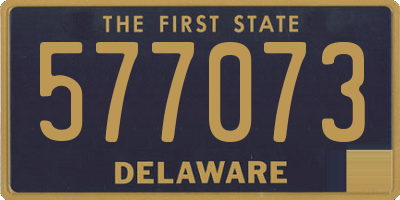 DE license plate 577073