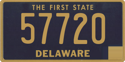 DE license plate 57720