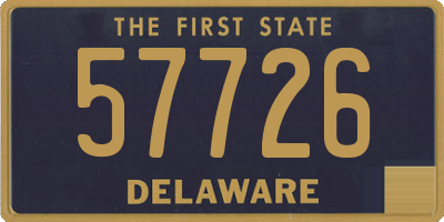 DE license plate 57726