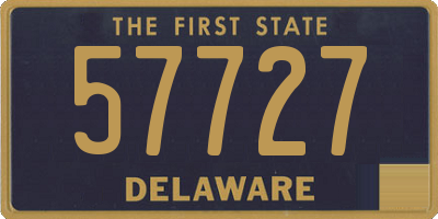 DE license plate 57727