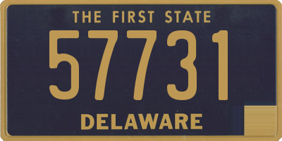 DE license plate 57731