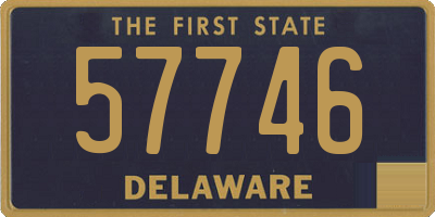 DE license plate 57746