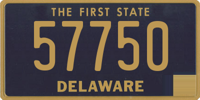 DE license plate 57750