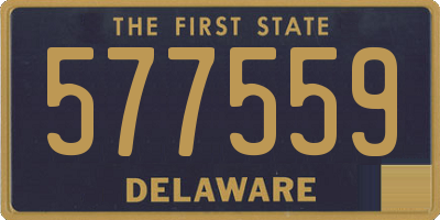 DE license plate 577559