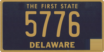 DE license plate 5776