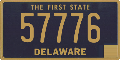 DE license plate 57776