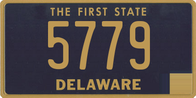 DE license plate 5779