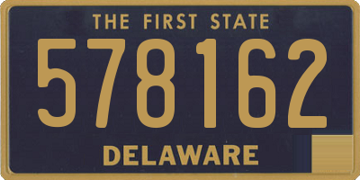 DE license plate 578162
