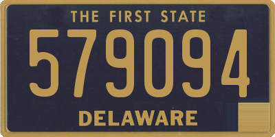 DE license plate 579094