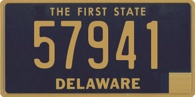 DE license plate 57941