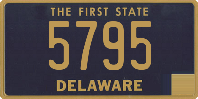 DE license plate 5795