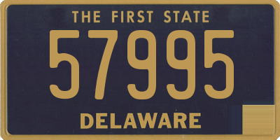 DE license plate 57995