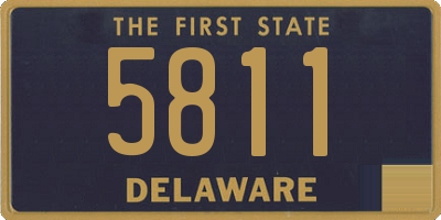 DE license plate 5811