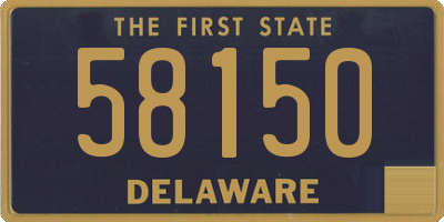 DE license plate 58150