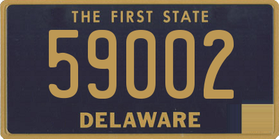 DE license plate 59002